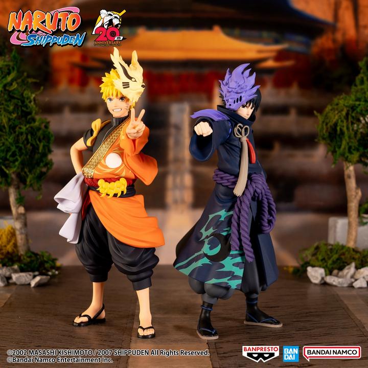 Actual product image Banpresto Naruto - Sasuke Uchiha 20th anniversary Costume