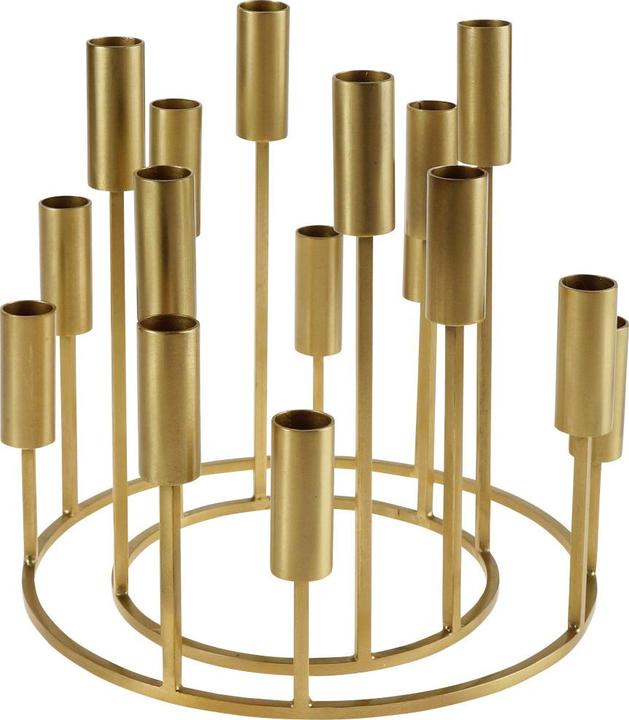 Werner Voss Niva Kerzenleuchter gold 27cm