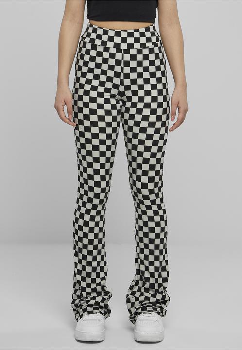 Produktbild Urban Classics Ladies Checked Boot Cut Leggings (S)