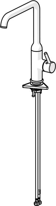 Actual product image Hansa VANTIS Style kitchen tap, projection 255mm, swivelling spout, 5420220733