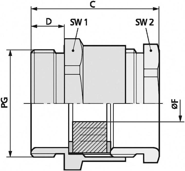 Produktbild Lapp Kabelverschraubung PG48 Messin