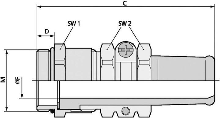 Actual product image Lapp Cable gland M20 brass