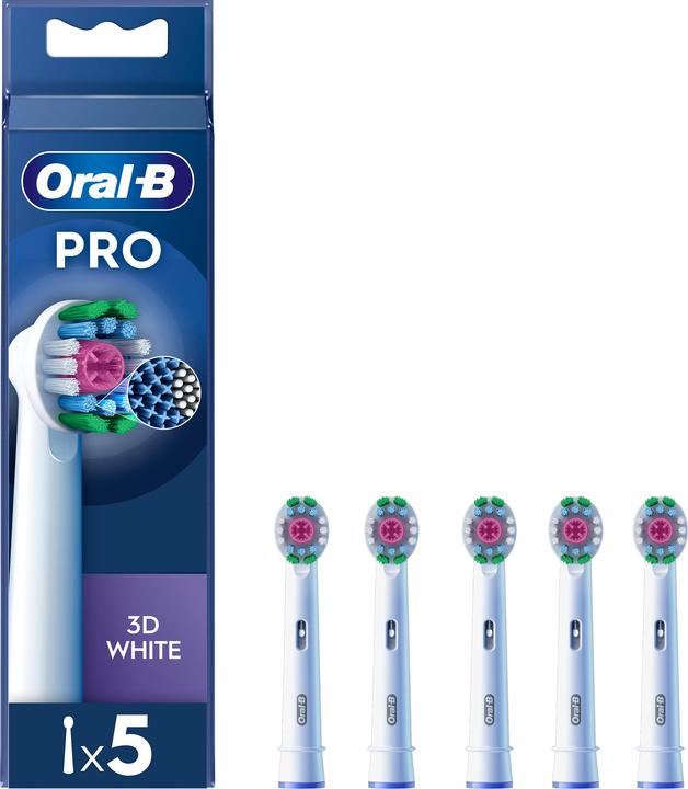 Produktbild Oral-B Pro 3D White Ersatzbürstenköpfe (5x)