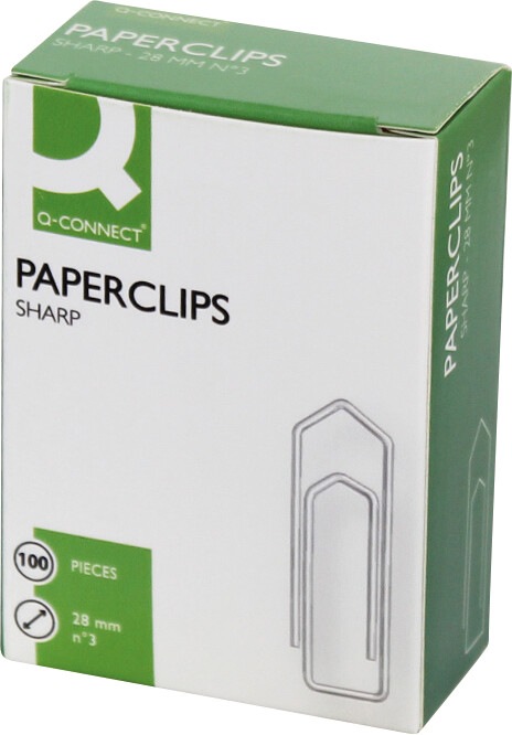 Actual product image Q-Connect Büroklammern (100 x)
