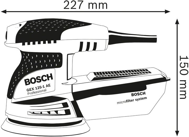 Actual product image Bosch Professional GEX 125-1 AE (Eccentric grinder)