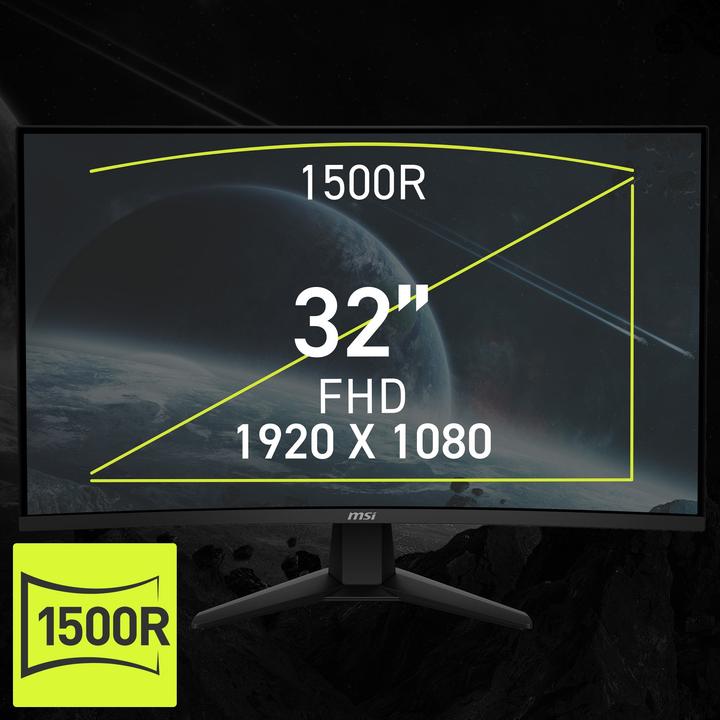 Produktbild MSI MAG 32C6X (1920 x 1080 Pixel, 31.50")