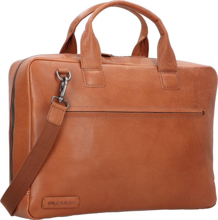Actual product image Plevier Onyx laptoptas 17.3 inch cognac. (18.11", Fujitsu)