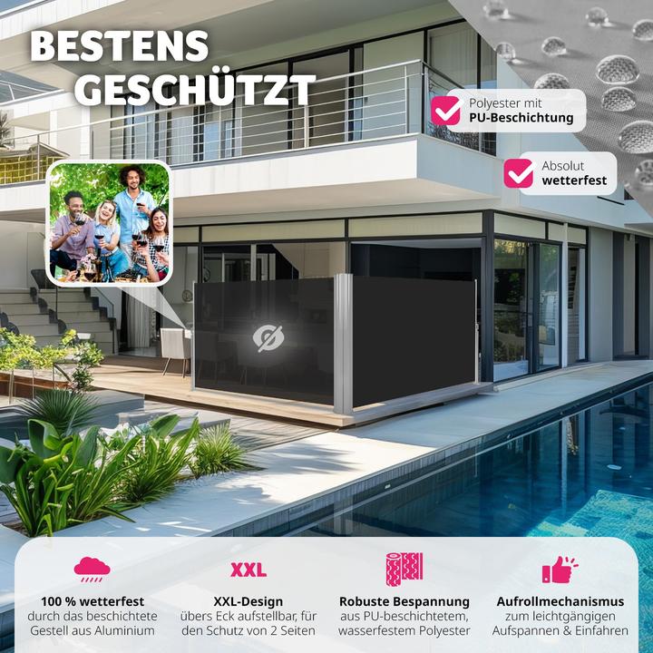 Image du produit tectake Paravent (6 m)