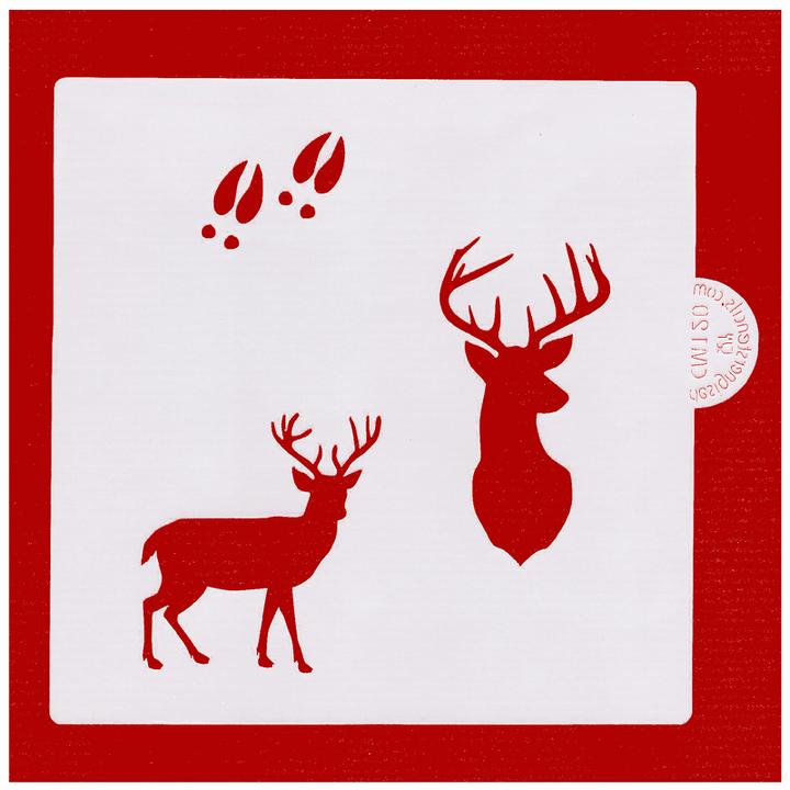 Actual product image Designer Stencils Deer stencil