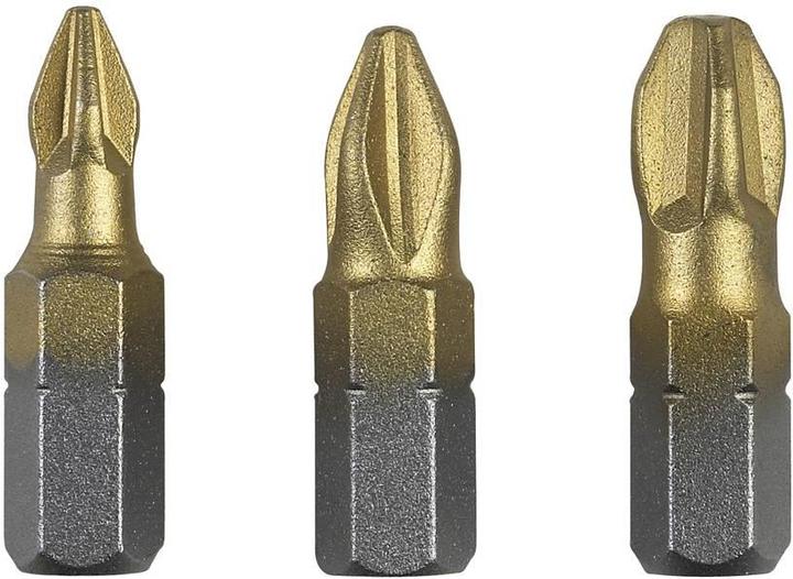 Produktbild Bosch Zubehör Schrauberbit-Set, TiN-beschichtet (PZ), 3-tlg. (Kreuz Pozidriv PZ)