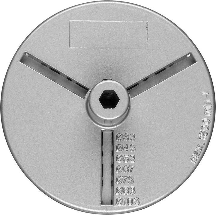 Produktbild Bosch Professional Zubehör Aufnahmeflansch für Carbide-bestreute Lochsägen 33-103 mm (103 mm)