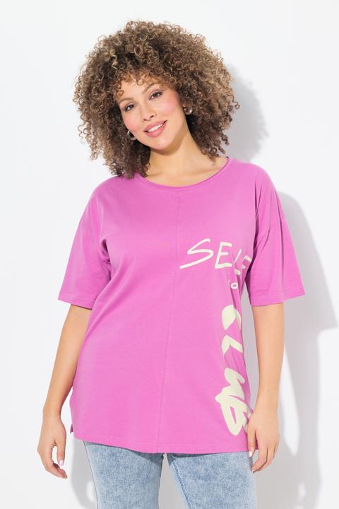 Produktbild Ulla Popken T-Shirt, Schriftdruck, Oversized, Rundhals, Halbarm (46, 48)