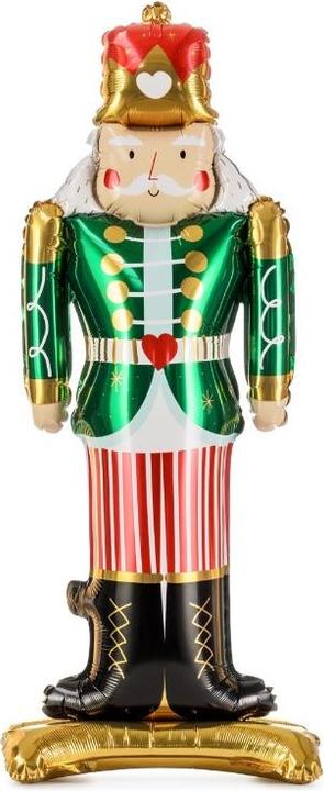 Actual product image Partydeco Aluminum balloon - nutcracker (85cm) (1 pcs.)