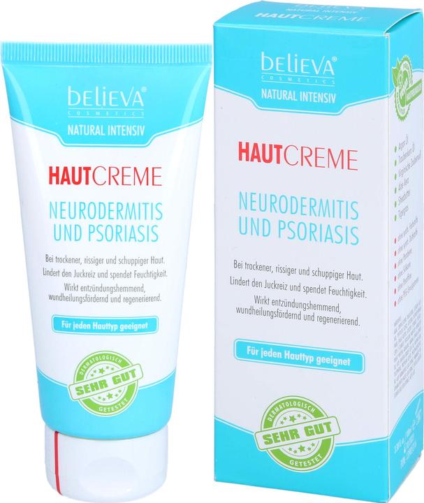 Actual product image Believa Cosmetics Believa vegan skin cream neurodermatitis and psoriasis (100ml) (100 ml, 24h cream)