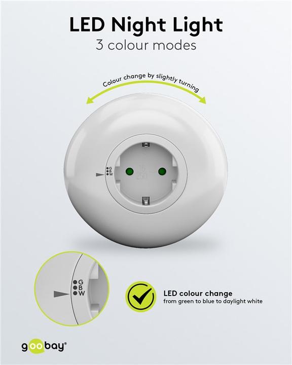 Image du produit Goobay Veilleuse LED à brancher