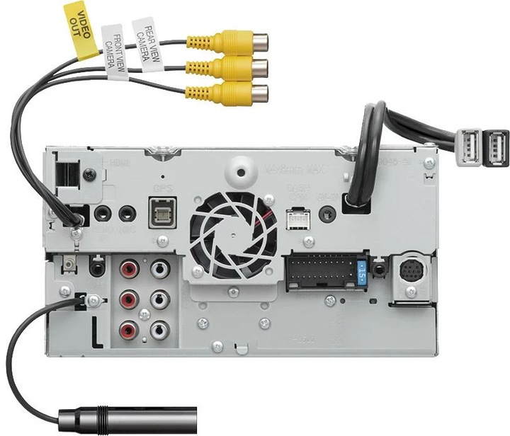 Actual product image Kenwood Corp. Moniceiver DMX8019DABS (Android car, Apple Carplay)