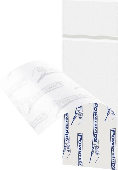 Produktbild tesa Powerstrips für Glas, transparente Klebestreifen