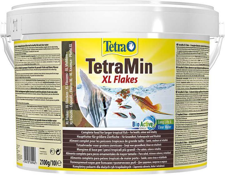 Actual product image Tetramin XL Flakes feed for large ornamental fish 10L (10000 ml)