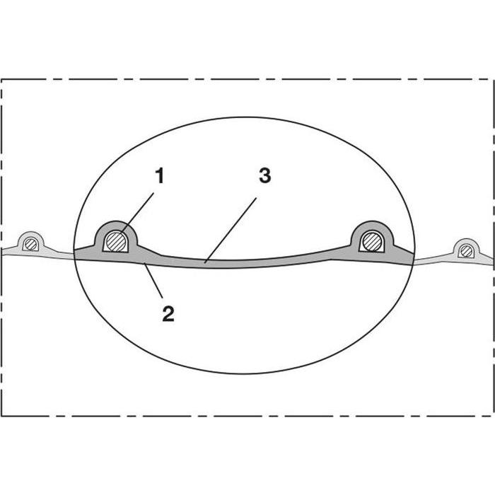 Thumbnail - Norres, Industriestaubsauger Zubehör, PU-Schlauch Innen-Ø 315 mm Aussen-Ø 326 mm 5,5 mm Länge 6 m