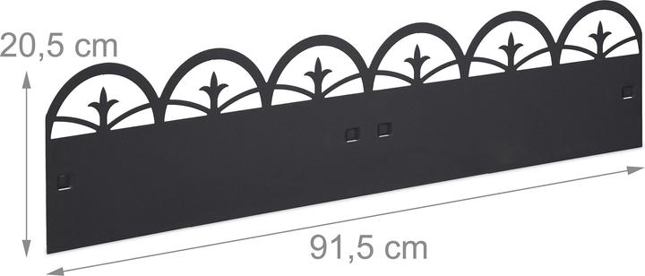 Actual product image Relaxdays Lawn edging (274.50 cm)