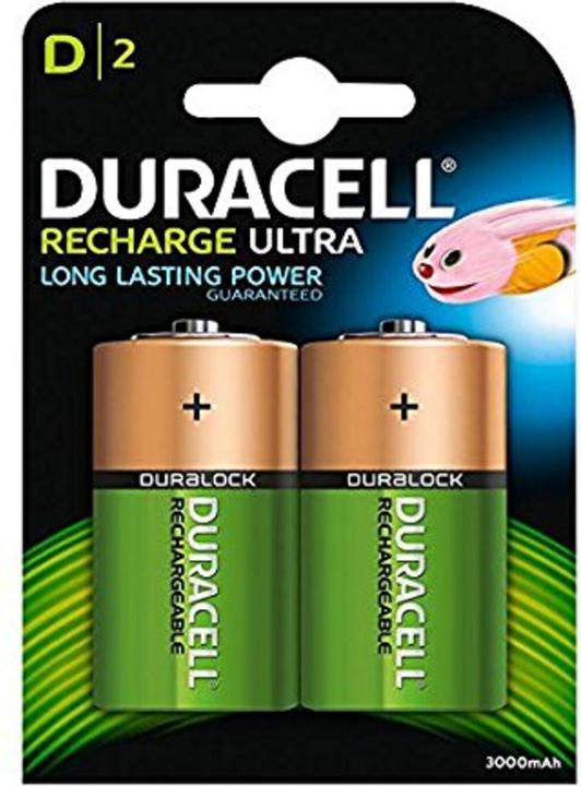 Productafbeelding Duracell Herladen Ultra (2 Pcs., D, 3000 mAh)