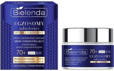 Image du produit Bielenda Egzosomy Młodości przeciwzmarszczkowy krem do twarzy 70+ na dzień i noc 50ml (50 ml, Crème de jour, Crème de nuit)