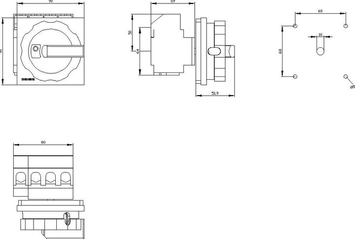 Actual product image Siemens Main/Emergency-Off Switch