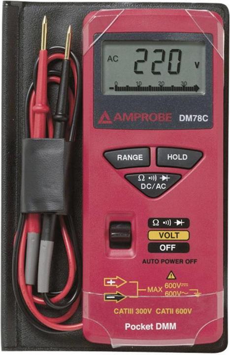 Immagine prodotto Beha Amprobe Multimetro portatile digitale DM78C (CAT II 600V, CAT III 300V)