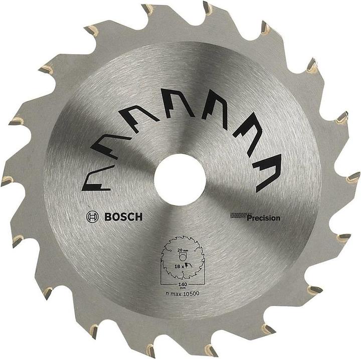 Produktbild Bosch Zubehör Kreissägeblatt PRECISION D= 140 mm Bohrung= 20 mm Z= 18