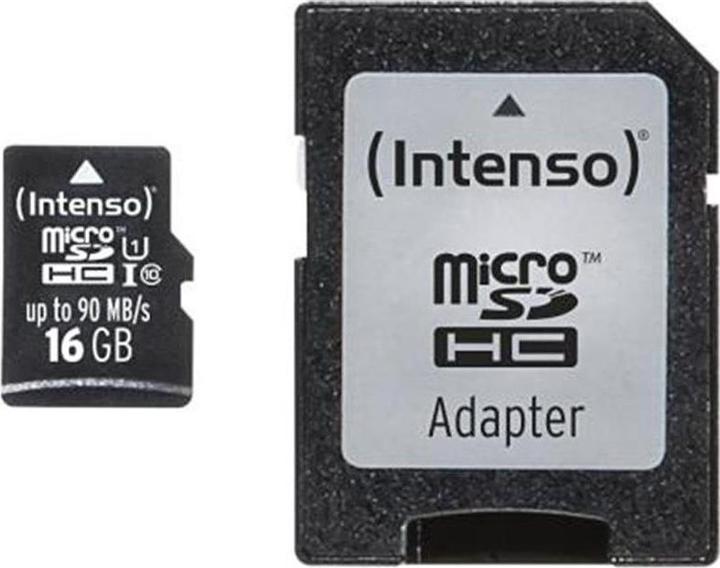 Productafbeelding Intenso UHS-I Professional (16 GB, microSDHC, U1, UHS-I)