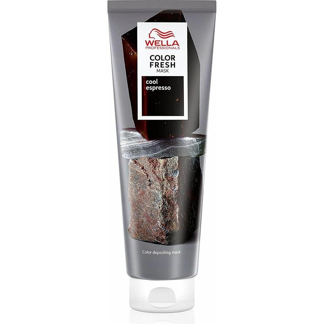 Wella, Haarmaske, COLOR FRESH mask natural #cool espresso 150 ml (150 ml)