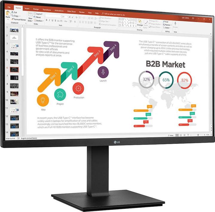 Produktbild LG 27BP45YP-B PC-Monitor 27' Voll (1920 x 1080 Pixel, 27")