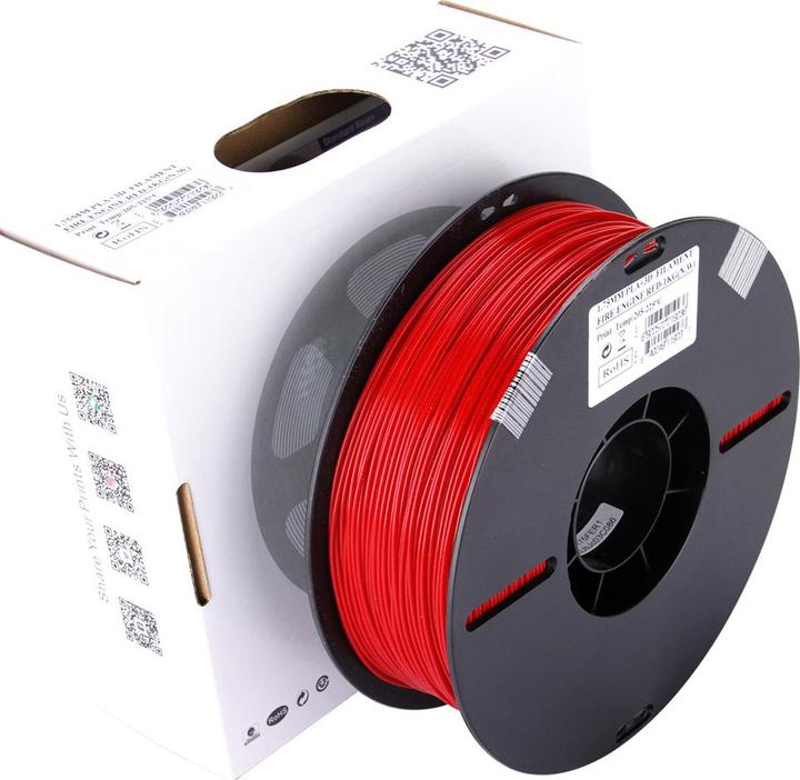 Produktbild eSUN PLA+ 1,75mm Fire Eng. Red 1kg 3D Filament (PLA+, 1.75 mm, 1000 g)