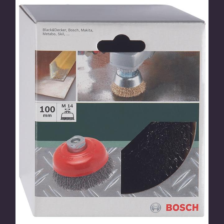 Produktbild Bosch Zubehör Topfbürste für Winkel- und Geradschleifer – Gewellter Draht, 100 mm