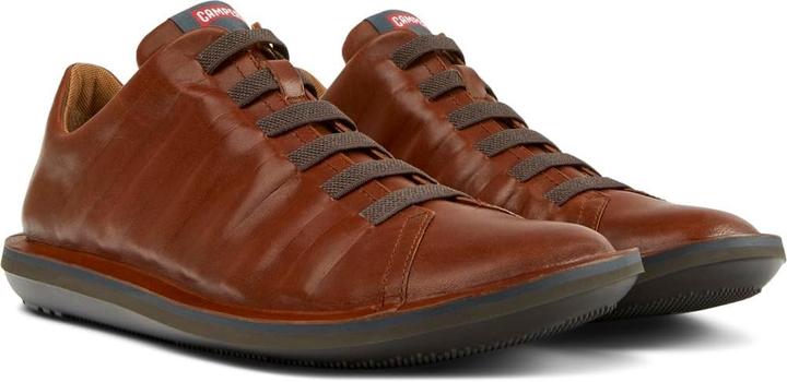 Actual product image Camper Beetle Leather Sneaker - Brown (43)