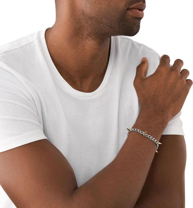 Immagine prodotto Diesel Bracciale in acciaio (18 cm, Acciaio inossidabile)