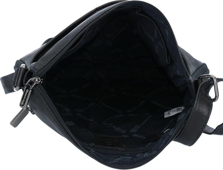 Immagine prodotto Greenland Nature Borsa a tracolla in nappa nera 29 cm