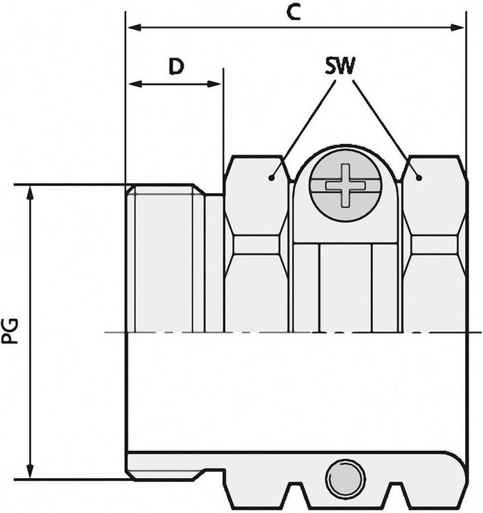 Actual product image Lapp Cable gland with strain relief
