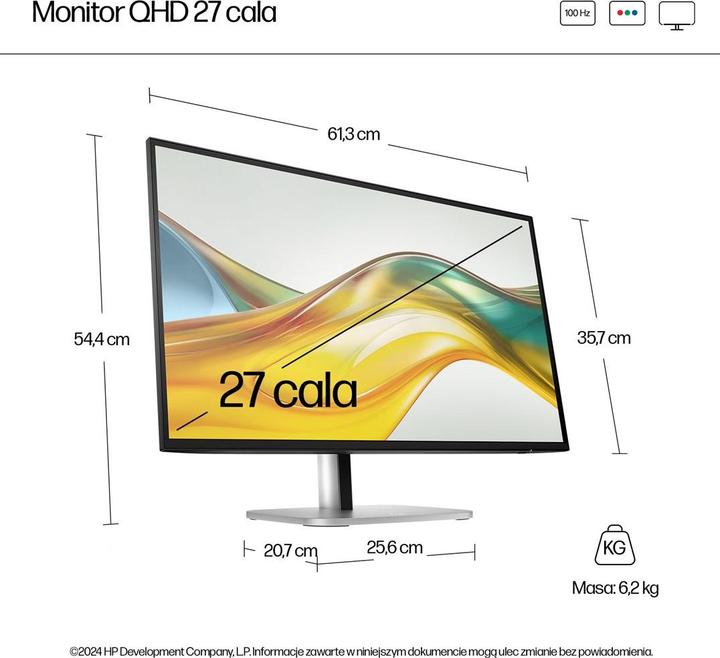 Produktbild HP Series 5 Pro 527pq (2560 x 1440 Pixel, 27")