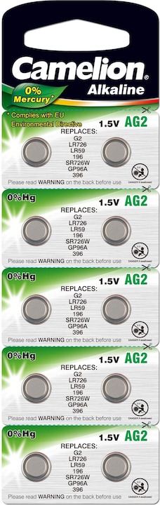 Immagine prodotto Camelion AG4, LR66, LR626, 377 Alcalina (10 pz., SR66, 20 mAh)