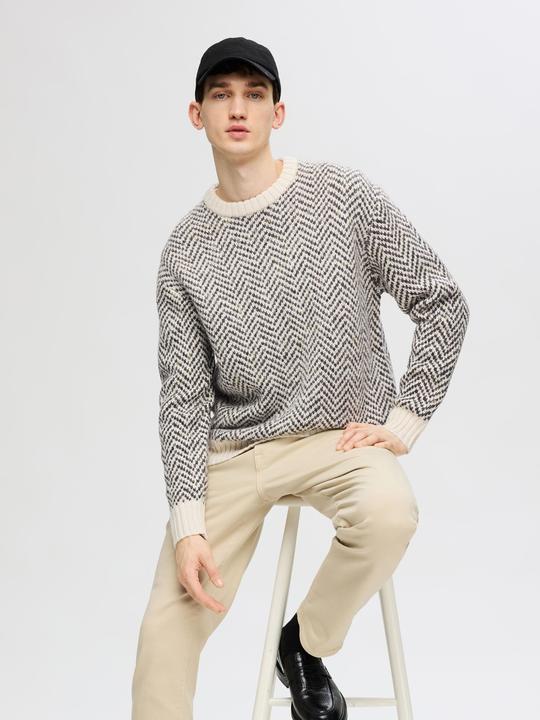 Actual product image Selected Herringbone jumper (XL)