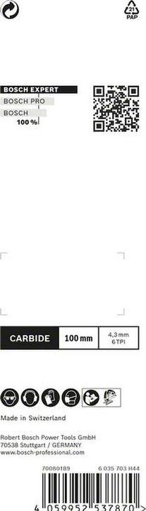 Produktbild Bosch Professional Zubehör Expert Fiber Plaster T141HM