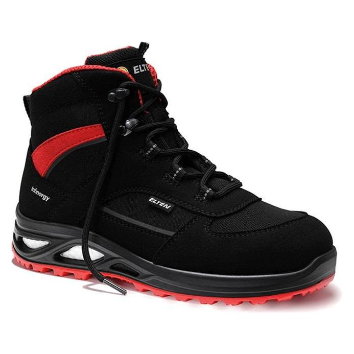 Elten, Werkschoenen, Hoge Veiligheidsschoen S3 Esd Hannah Xxtl Bl.-rood Mid, Maat 40 (S3, 40)