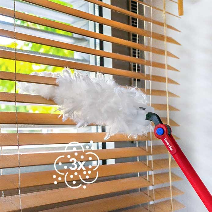 Immagine prodotto Vileda Staubwedel mit langem Stiel + 1 Flex&Catch-Einsatz (1 pz.)