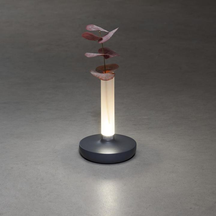Produktbild Konstsmide Akku-LED Biarritz dunkelgrau Indoor/Outdoor 7827-373