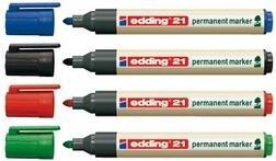 Actual product image Edding Permanent Marker 21 (Red, 1.50 mm, 1 x)