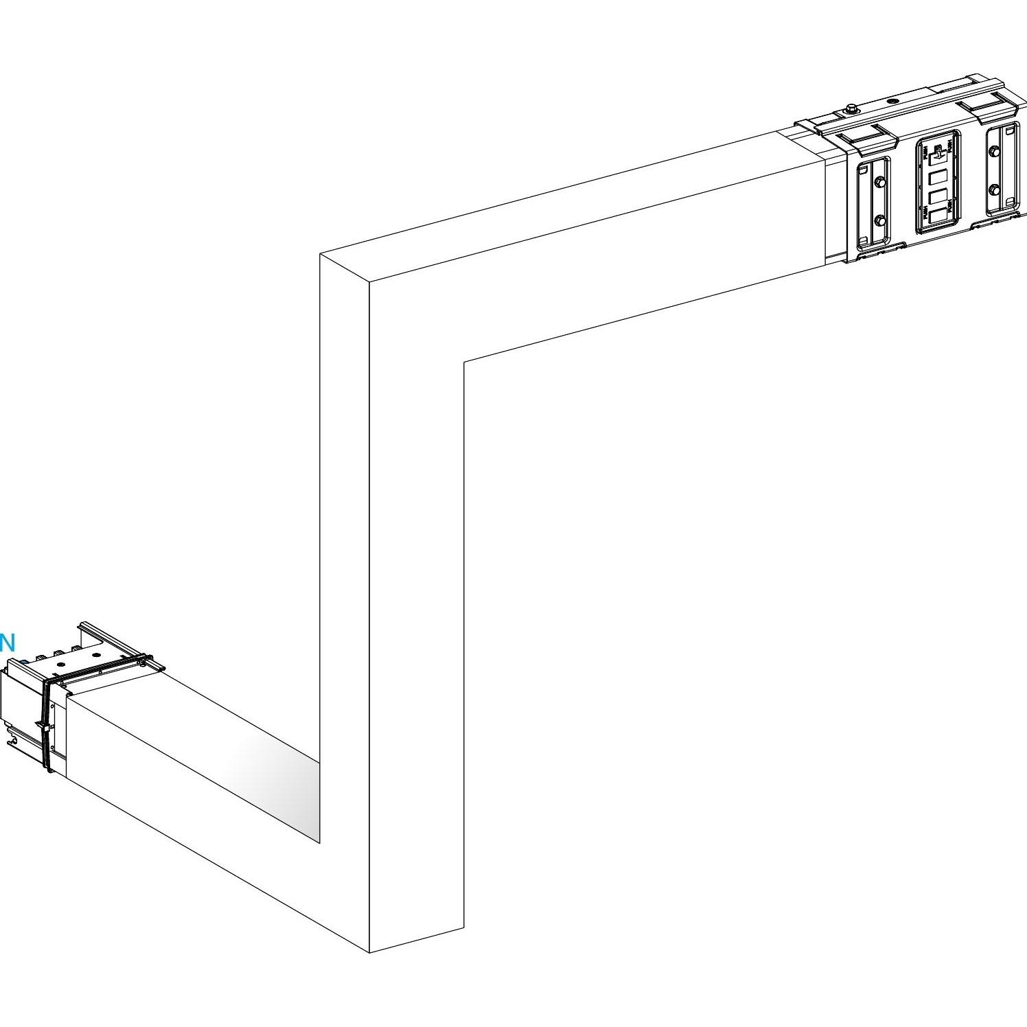 Thumbnail - Schneider Electric SE KSA630DMBK43A KSA Mehrfachrichtungsänderung abwärts rechts (Verteiler), Elektronikzubehör + Gehä...
