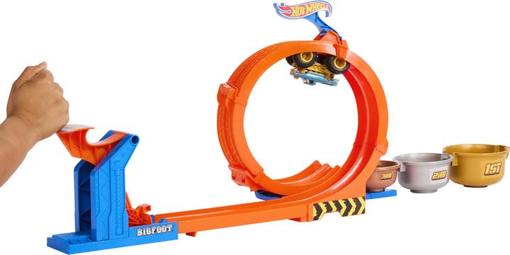 Actual product image Hot Wheels Monster Trucks 2-in-1 Loop & Flip Challenge