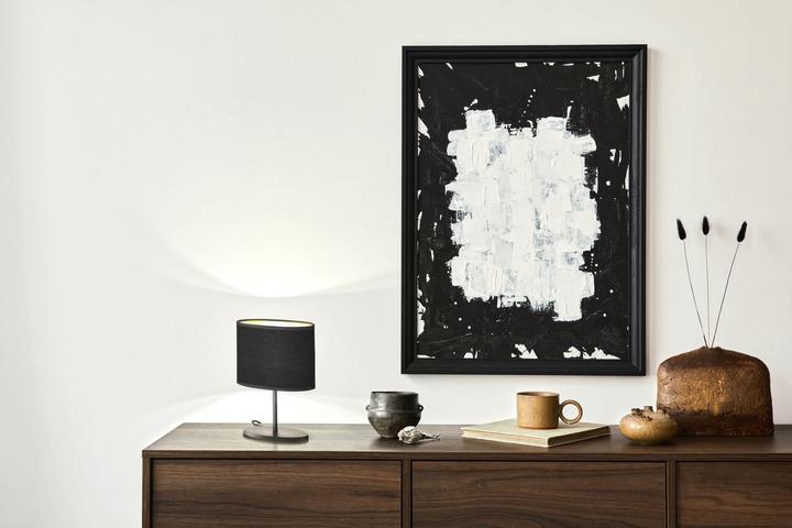Actual product image FHL easy FHL Momo table lamp oval modern E14 sand black 850227 (E14)