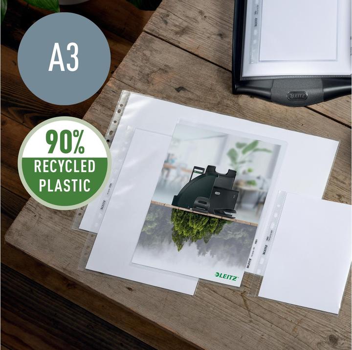 Image du produit Leitz Recyclage du dossier d'affichage (A3, 25 x)